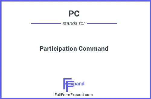 Full form of PC