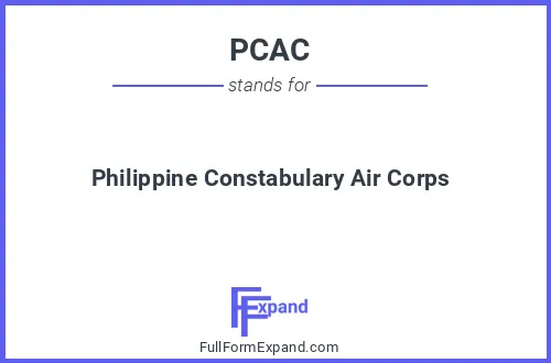 Full form of PCAC
