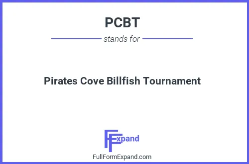 Full form of PCBT