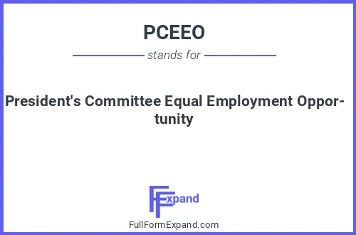 Full form of PCEEO