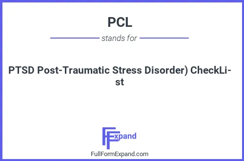 Full form of PCL