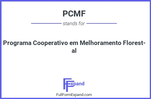Full form of PCMF