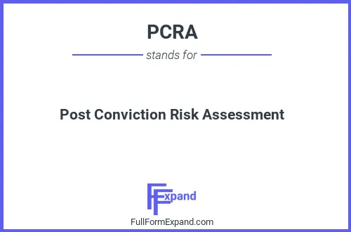 Full form of PCRA
