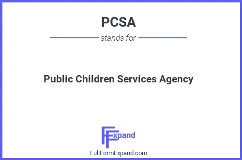 Full form of PCSA
