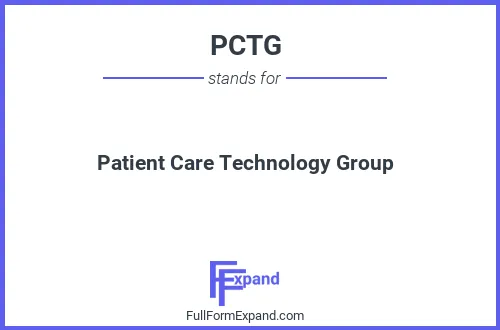 Full form of PCTG