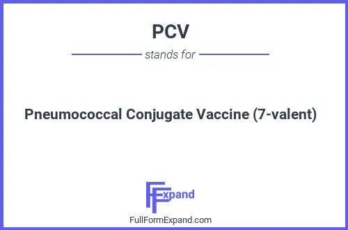 Full form of PCV