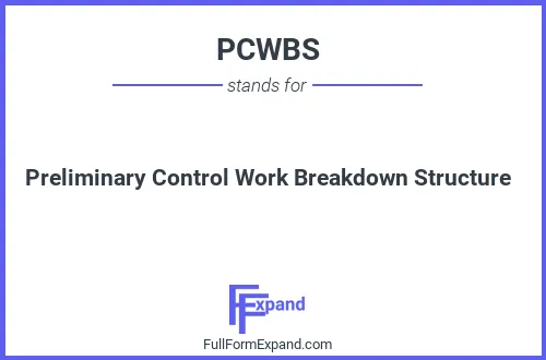 Full form of PCWBS