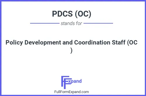 Full form of PDCS (OC)