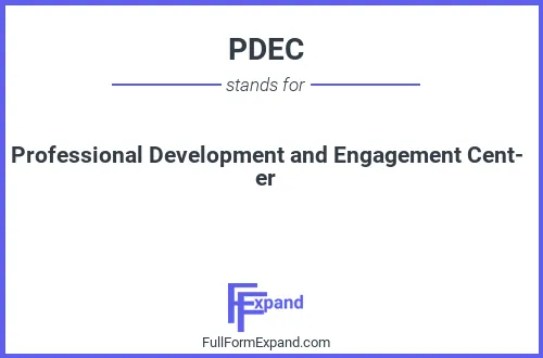 Full form of PDEC