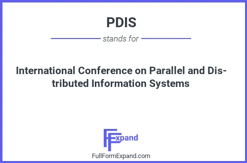 Full form of PDIS