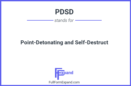 Full form of PDSD