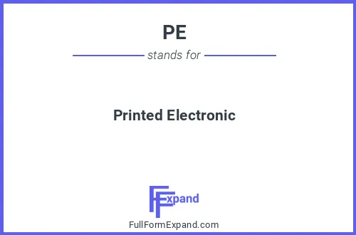 Full form of PE