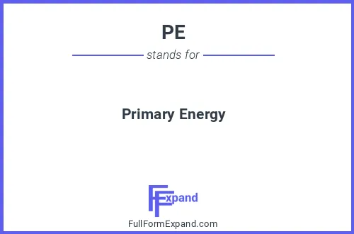 Full form of PE