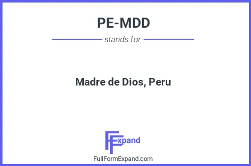 Full form of PE-MDD