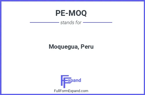 Full form of PE-MOQ