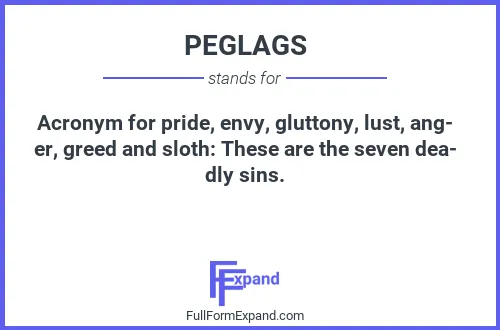 Full form of PEGLAGS