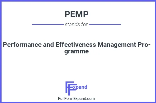 Full form of PEMP