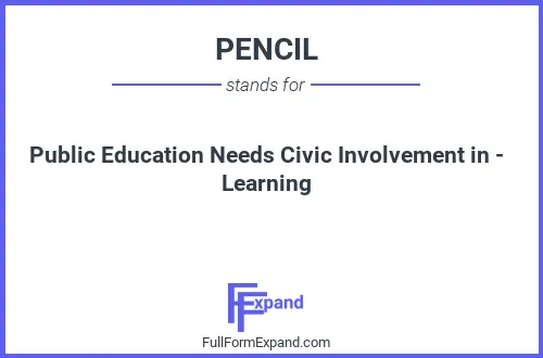 Full form of PENCIL