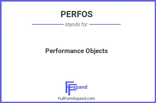 Full form of PERFOS