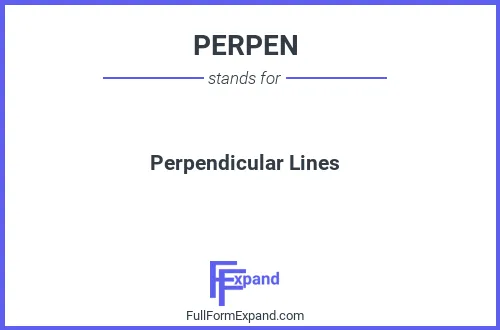 Full form of PERPEN