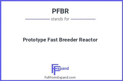 Full form of PFBR