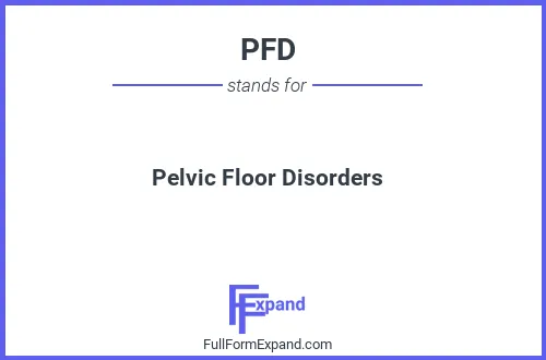 Full form of PFD