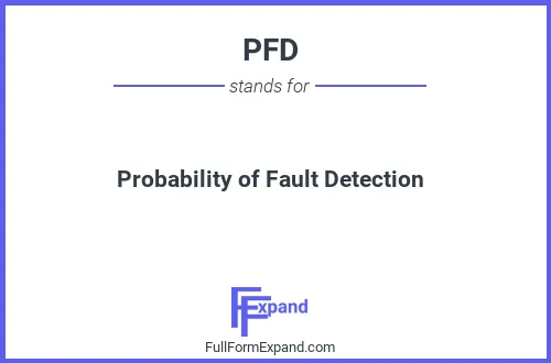 Full form of PFD