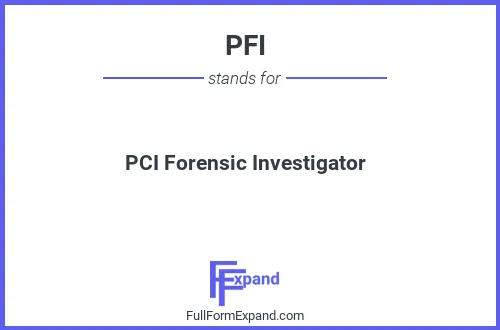 Full form of PFI