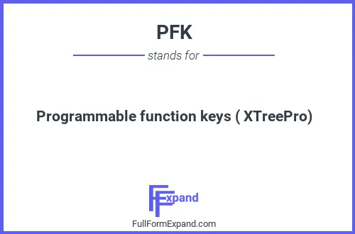 Full form of PFK