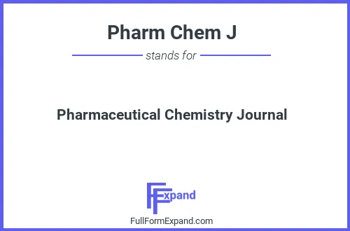 Full form of Pharm Chem J