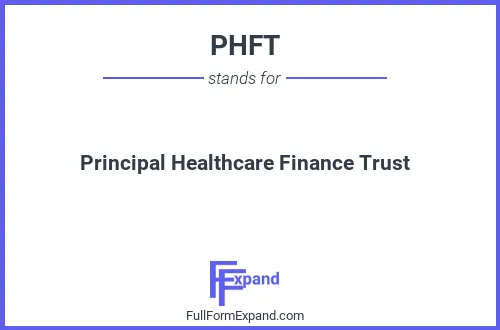 Full form of PHFT