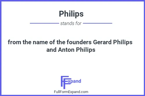 Full form of Philips