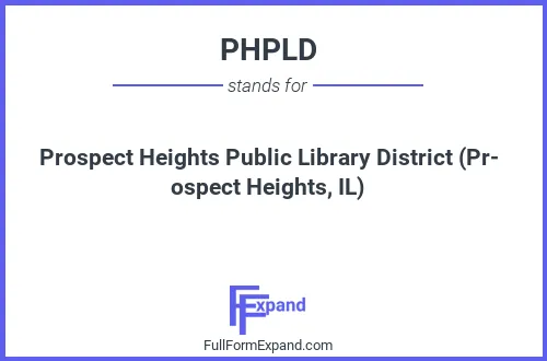 Full form of PHPLD