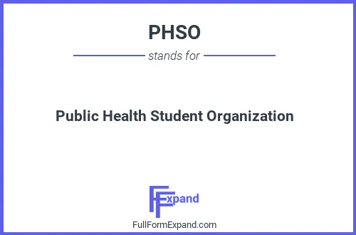 Full form of PHSO