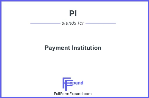 Full form of PI