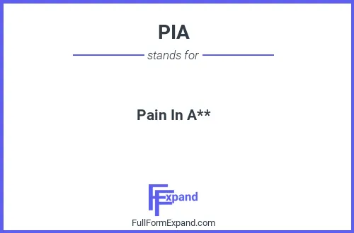 Full form of PIA