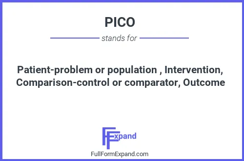 Full form of PICO