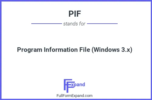 Full form of PIF