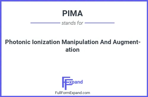 Full form of PIMA