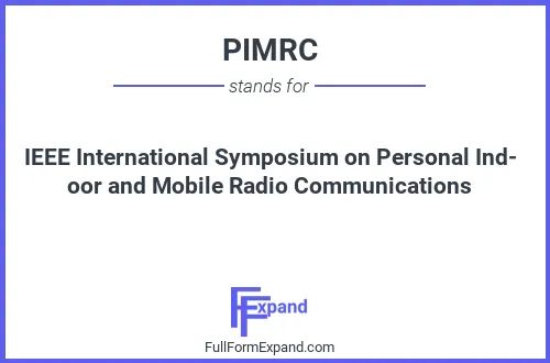 Full form of PIMRC