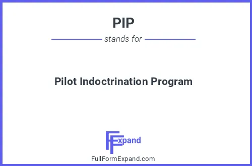 Full form of PIP