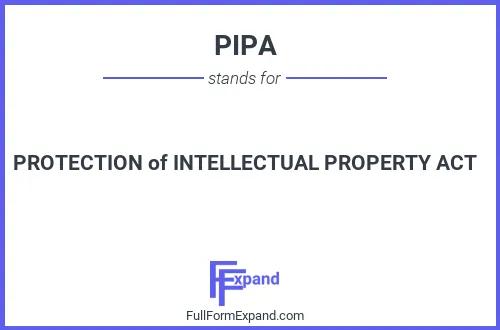 Full form of PIPA