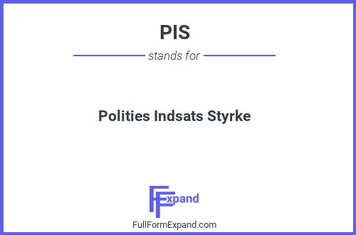 Full form of PIS