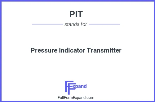 Full form of PIT