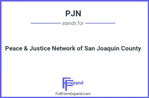 Full form of PJN