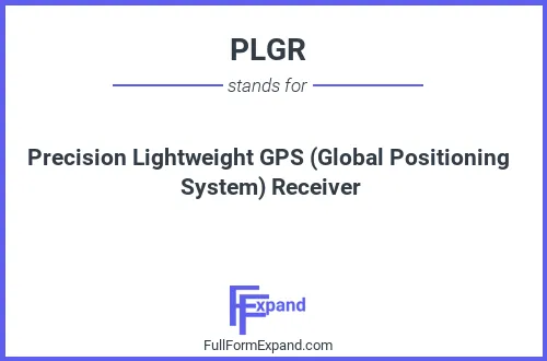 Full form of PLGR