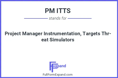 Full form of PM ITTS
