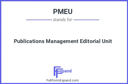 Full form of PMEU