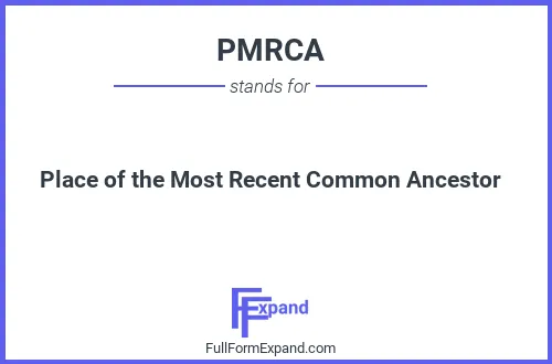 Full form of PMRCA
