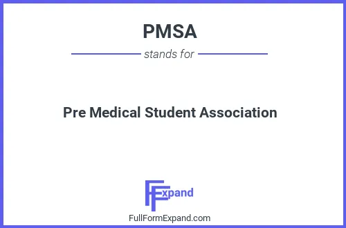 Full form of PMSA